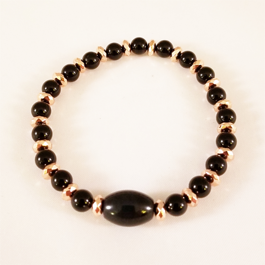 Rose Gold Collection: 6mm Black Onyx – Voyageur